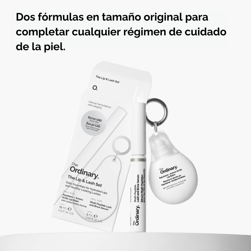 THE LIP AND LASH SET (SET DE LABIOS Y PESTAÑAS)